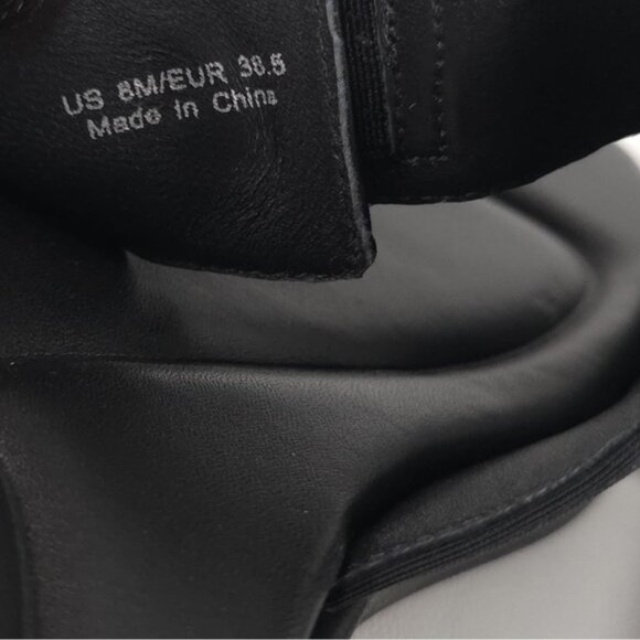 NWB Vince. RHODE-2B BLACK FB LEATHER UPPER & LINING Slide Sandal Size 8, 8.5, 9 - Picture 10 of 16